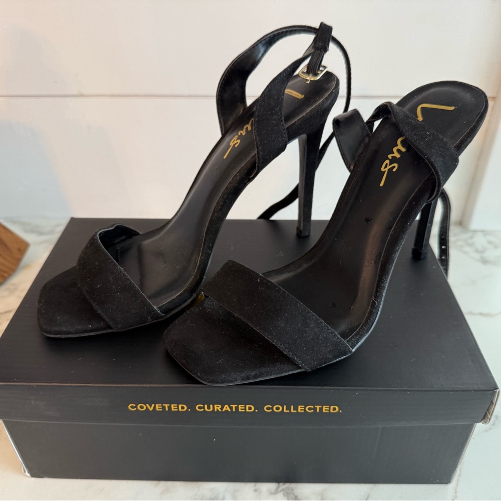 Luxe Black Women's Heels